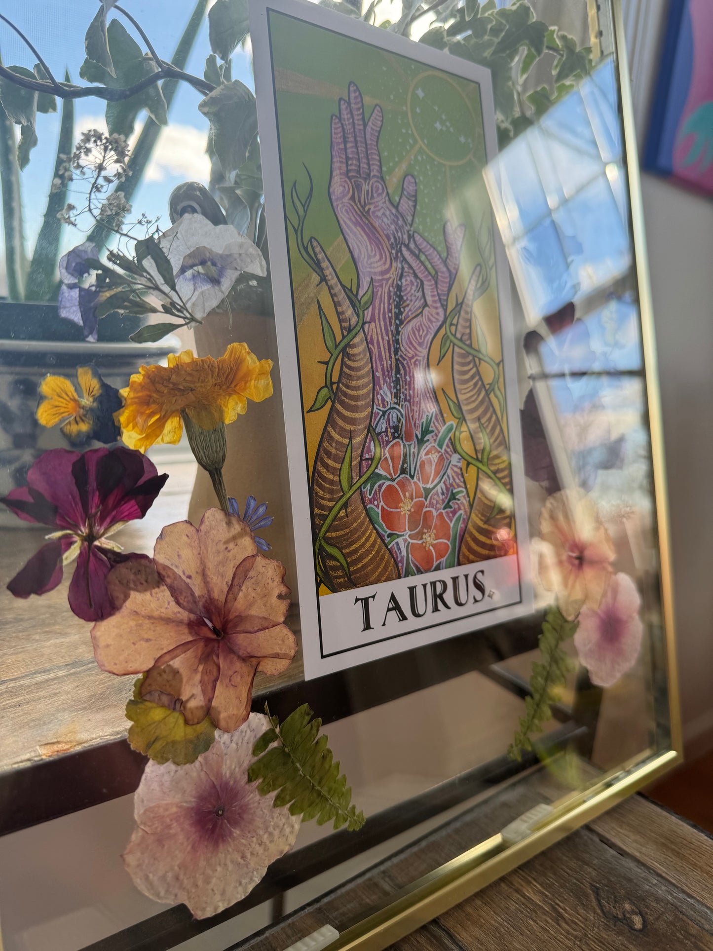 Taurus Flower Frame
