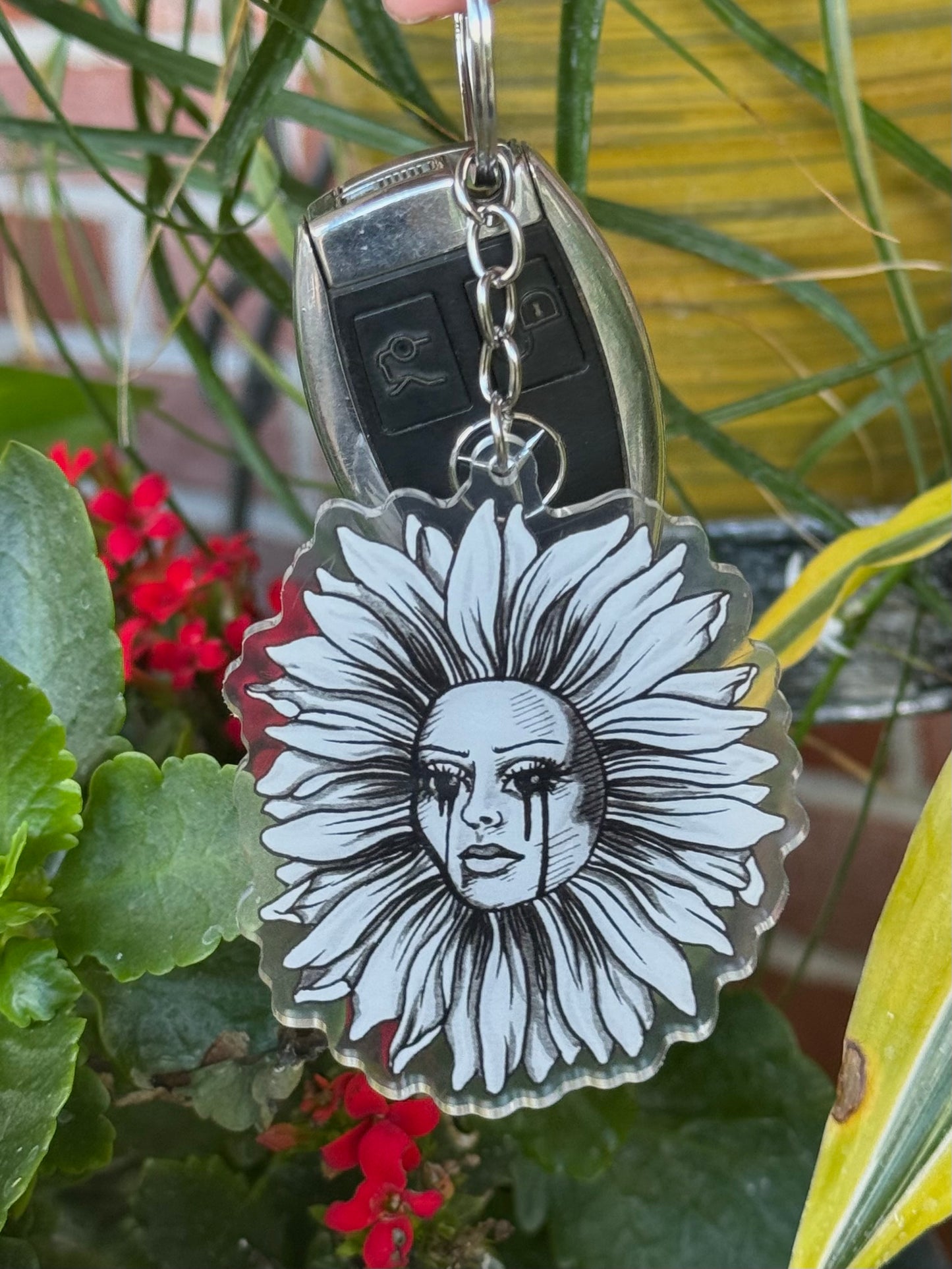 Flower Girl Keychain