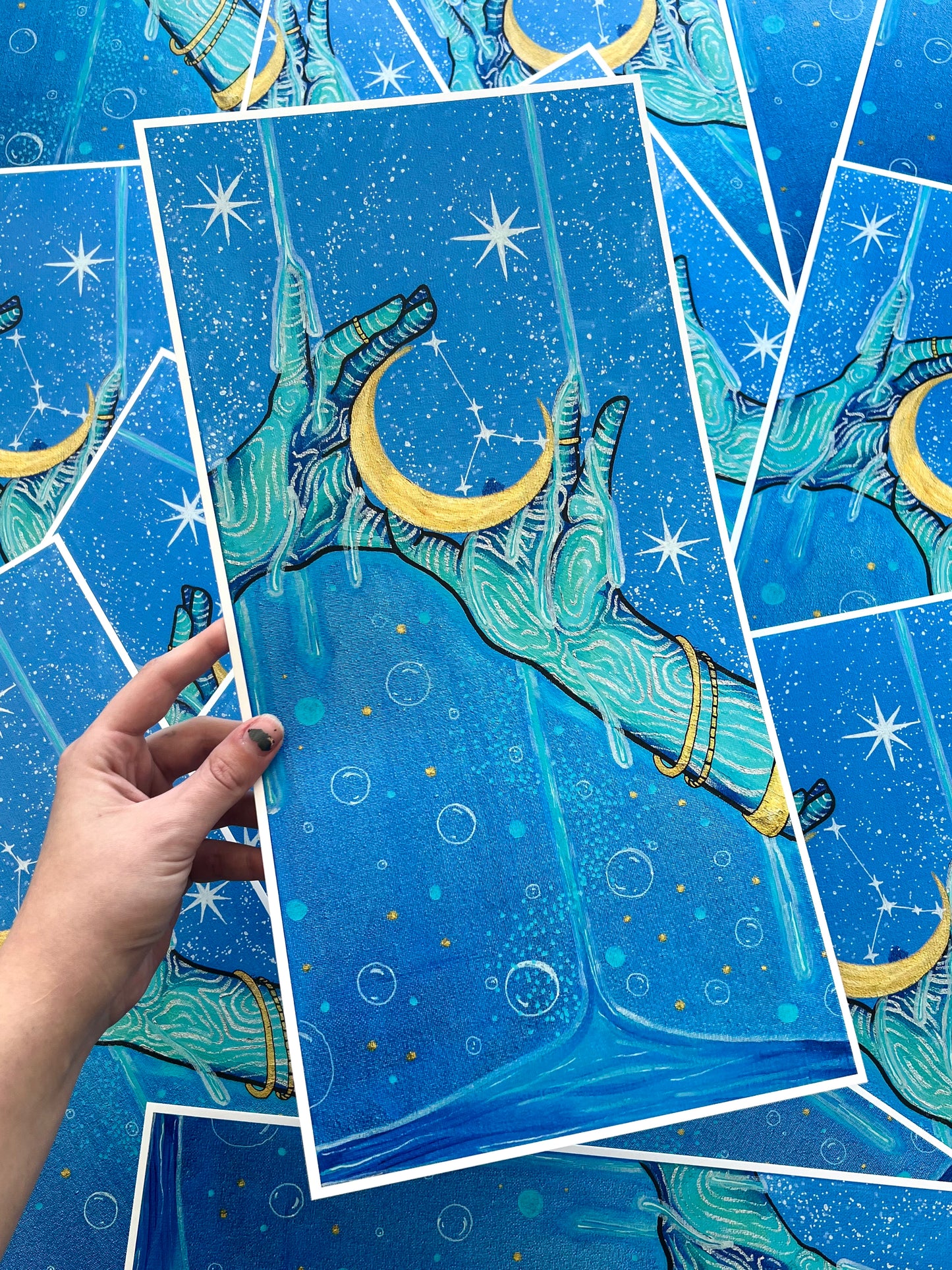 Cancer 2 Hands Print