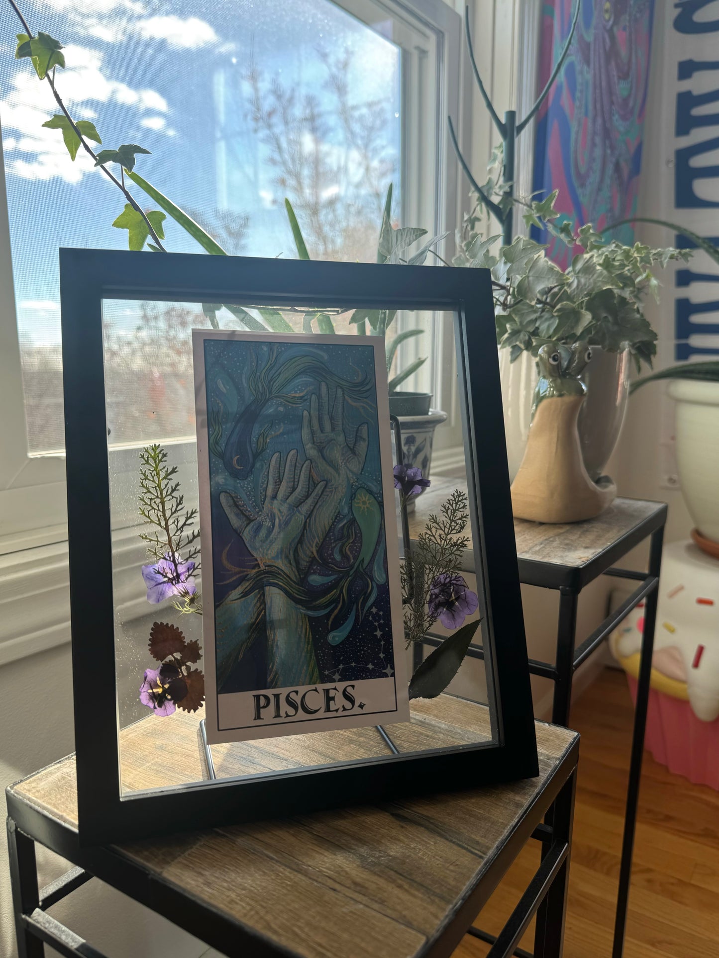 Pisces Flower Frame