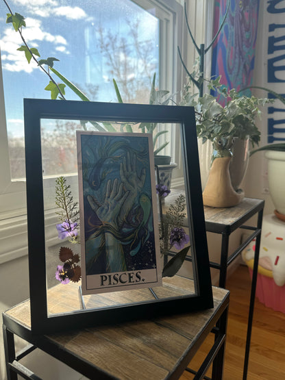 Pisces Flower Frame