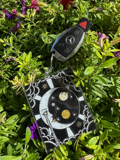The Moon Keychain