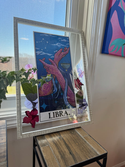 Libra Flower Frame