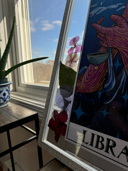 Libra Flower Frame
