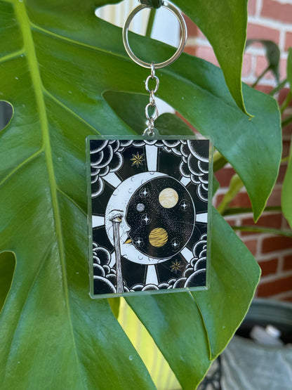The Moon Keychain