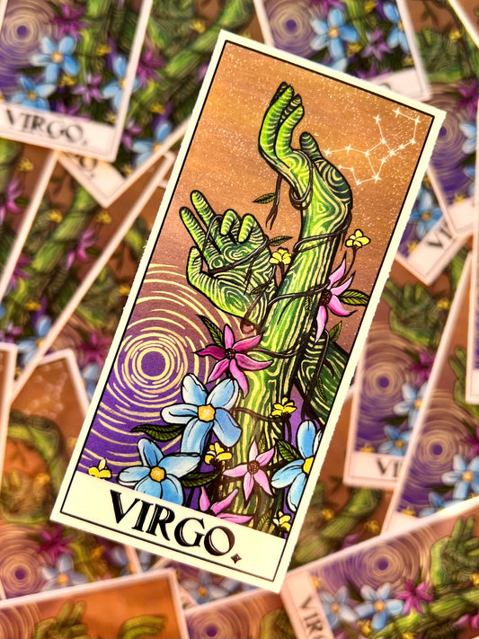 Virgo Hands Sticker