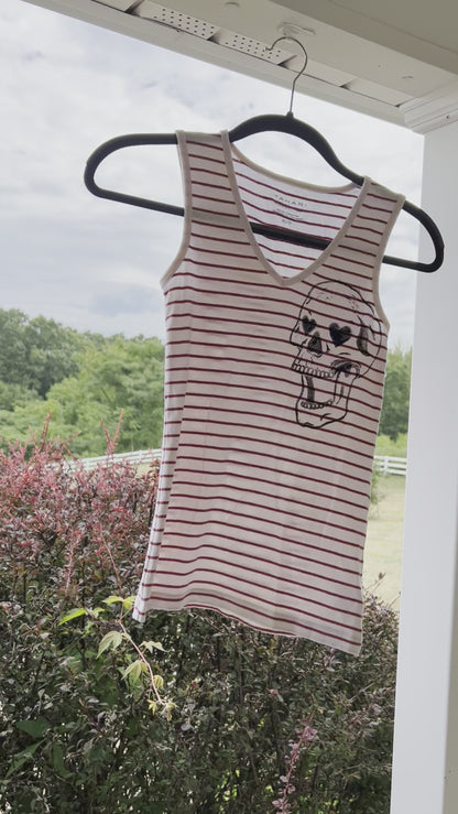 Striped Skull Tank