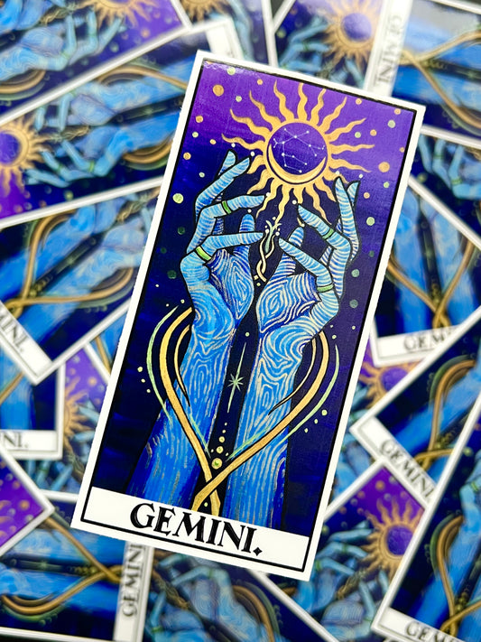 Gemini Hands Sticker