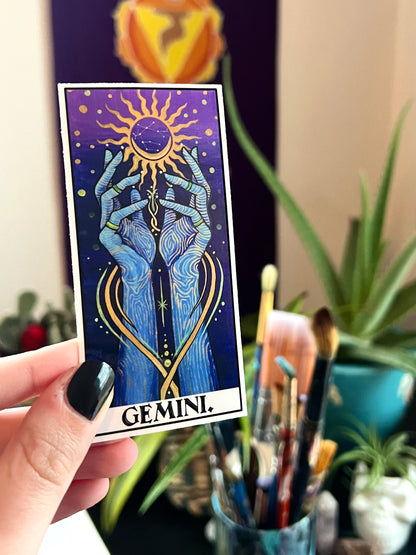Gemini Hands Sticker